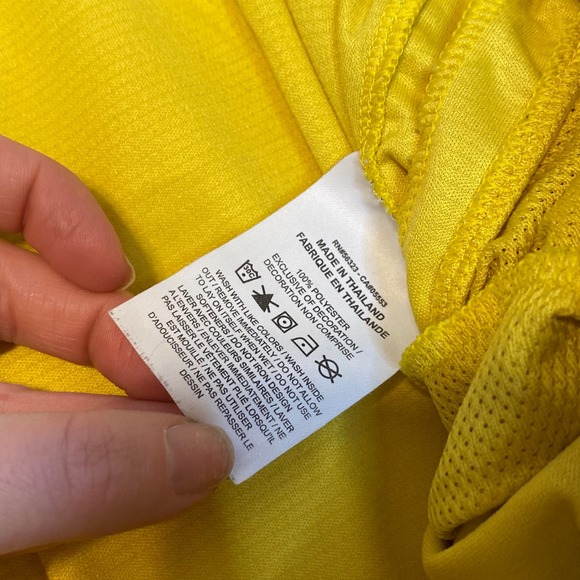 Nike Dri-Fit Basketball Shorts Yellow Athletic Gym Workout Men's XXL - Picture 6 of 7